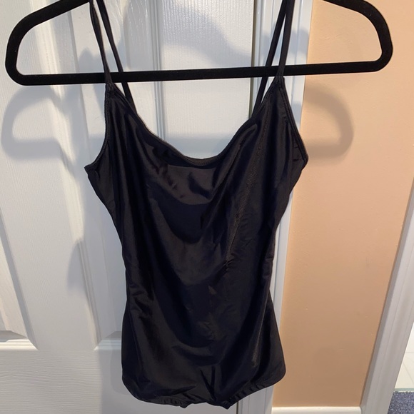 Onzie Tops - Yoga bodysuit in black nylon 🎵